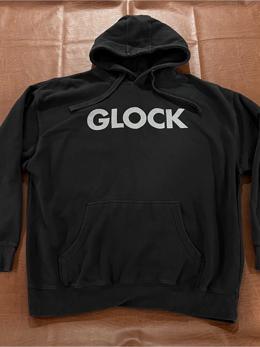 Men's Black Logo Hoodie